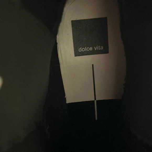 Dolce Vita HALINA Black Suede Chelsea Boots - Picture 4 of 6